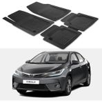 Oto Pandami Toyota Corolla E170 2012-2018 Uyumlu Paspas Seti PP943A1 - Siyah