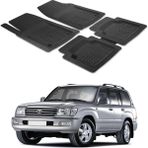 Oto Pandami Toyota Land Cruiser J10 1998 - 2007 Uyumlu Paspas Seti PP044A1 - Siyah