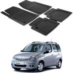 Oto Pandami Toyota Yaris Verso 1999 - 2005 Uyumlu Paspas Seti PP031A1 - Siyah