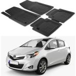 Oto Pandami Toyota Yaris XP13 2011-2019 Uyumlu Paspas Seti PP958A1 - Siyah