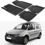 Oto Pandami Volkswagen Caddy 3 2003-2010 Uyumlu Paspas Seti PP994A1 - Siyah