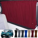 Oto Pandami Volkswagen T4 - Transporter / Caravelle Kısa Şase 1990–2003 Uyumlu Bordo Raylı Oto Perde Takımı