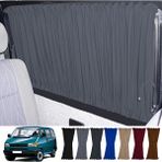 Oto Pandami Volkswagen T4 - Transporter / Caravelle Kısa Şase 1990–2003 Uyumlu Gri Raylı Oto Perde Takımı