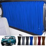 Oto Pandami Volkswagen T4 - Transporter / Caravelle Kısa Şase 1990–2003 Uyumlu Mavi Raylı Oto Perde Takımı