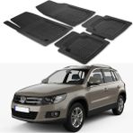 Oto Pandami Volkswagen Tiguan 2007 Uyumlu Paspas Seti PP967A1 - Siyah