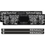 Oto Plakalık Renault Lüx Pleksi Plakalık
