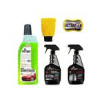 Oto Şampuan + Torpido Parlatıcı + Lastik Parlatıcı + Yıkama Eldiveni + Sünger - Ebrayn 5 Parça