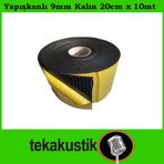 Oto Ses Isı Yalıtım Flexi Kauçuk Sünger Yapışkanlı 9Mm 20Cmx10Mt