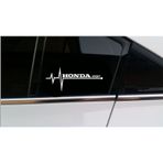 Oto Sticker Honda Sport Nabız Kalp Atışı Sticker 2 Adet