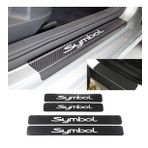 Oto Symbol Karbon Kapı Eşiği Koruma Sticker (4 Adet)
