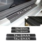 Oto Talisman Karbon Kapı Eşiği Koruma Sticker (4 Adet)