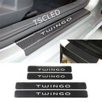 Oto Twingo Karbon Kapı Eşiği Koruma Sticker (4 Adet)