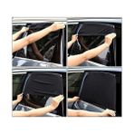 Oto Yan Cam Güneşlik Anne Bebek Emzirme Araba Kapı Camı Perdesi Çocuk Koruyucu Araba Sineklik Örtüsü Güneşlik 1 Adet - Option-1 - 1BW-Beyaz