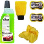 Oto Yıkama Seti Ebrayn 1 Ad Oto Şampuan + 2 Ad Sünger + 1 Ad Microfiber Bez + 1 Ad Yıkama Eldiveni