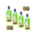 Oto Yıkama Seti Ebrayn 4 Adet 1 Litre Oto Şampuanı + 2 Adet Oto Yıkama Süngeri