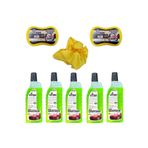 Oto Yıkama Seti Ebrayn 5 Adet 1 Litre Oto Şampuanı + 2 Adet Sünger + 1 Adet 40X40 cm Microfiber Bez