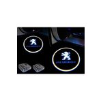 Otoaction OTOACTİON Peugeot Araçlar Için Pilli Yapıştırmalı Kapı Altı Led Logo