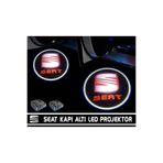 Otoaction OTOACTİON Seat Araçlar Için Pilli Yapıştırmalı Kapı Altı Led Logo