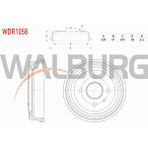 Otoco Opel Astra F 1.4i - 1.6i 1991-1998 Fren Kampanası Arka 4 Delik 228X57X200X58 568058