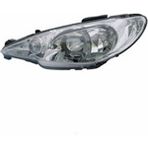 Otoco Peugeot 206 Ön Far Elektrikli Motorlu Sol 2002-2005 6204S9