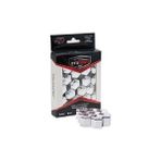 Otocraft 17MM ABS Krom Bijon Kapağı - Tüm Araçlarla Uyumlu, Kolay Montaj, 20'li Paket