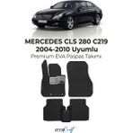 Otocraft Mercedes Cls 280 C219 (2004-2010) Araca Özel 3D Havuzlu Eva Oto Paspas Full Set 5 Parça - Siyah