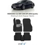 Otocraft Mercedes Cls 300 C218 (2011-2018) Araca Özel 3D Havuzlu Eva Oto Paspas Full Set 5 Parça - Siyah