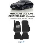 Otocraft Mercedes Cls 300D C257 (2018-2023) Araca Özel 3D Havuzlu Eva Oto Paspas Full Set 5 Parça - Siyah
