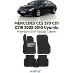 Otocraft Mercedes Cls 320 Cdı C219 (2005-2010) Araca Özel 3D Havuzlu Eva Oto Paspas Full Set 5 Parça - Siyah