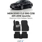 Otocraft Mercedes Cls 500 C218 (2011-2018) Araca Özel 3D Havuzlu Eva Oto Paspas Full Set 5 Parça - Siyah