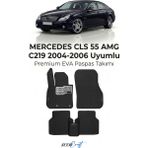 Otocraft Mercedes Cls 55 Amg C219 (2004-2006) Araca Özel 3D Havuzlu Eva Oto Paspas Full Set 5 Parça - Siyah