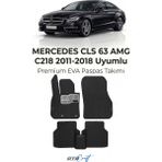 Otocraft Mercedes Cls 63 Amg C218 (2011-2018) Araca Özel 3D Havuzlu Eva Oto Paspas Full Set 5 Parça - Siyah