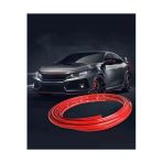Otohoop 3D Kırmızı Dekoratif Nikelaj Şerit Çıta 9 Mm X 10 Metre