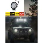 Otokap Universal Off Road Çalışma Lamba 9-30V 14 LED Yuvarlak Siyah Kalın Gövde Tır Kamyon Iş Makinesi Aydınlatma