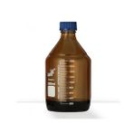 Otoklav Şişesi pyreks, 2000ml mavi kapaklı
