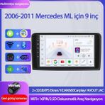 Otolas Mercedes ml Wifi Gps Carplay 9 Inç 2+32GB Kamera Multimedya Navigasyon Sistemi - 2006-2011 Model - Siyah