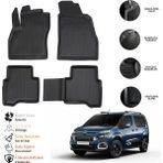 OtoLine Citroen Berlingo 2012 3D Havuzlu Paspas Otl - Gri - Siyah