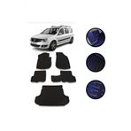 OtoLine Dacia Logan Mcv 2005-2014 Arasi 4D Havuzlu Oto Paspas Bagaj Set