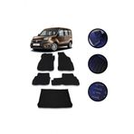 OtoLine Fiat Doblo 2016-2021 Arasi 4D Havuzlu Oto Paspas Ve Bagaj Set