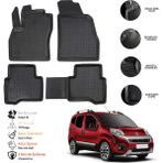 OtoLine Fiat Fiorino 2008 3D Gri Siyah Havuzlu Paspas