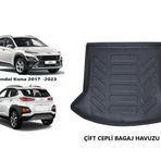 OtoLine Hyundai Kona 2017 Model Çift Cepli Bagaj Havuzu