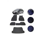 OtoLine Megane 2 Sedan 2002-2009 Arasi 4D Havuzlu Oto Paspas Ve Bagaj Set