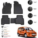 OtoLine Peugeot Bipper 2008 3D Gri Siyah Havuzlu Paspas