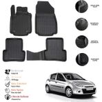 OtoLine Renault Clıo 3 2005-2012 3D Havuzlu Paspas Otl - Gri - Siyah