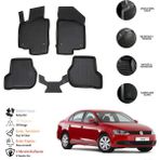OtoLine Vw Jetta 2010 3D Havuzlu Paspas Otl - Gri - Siyah
