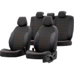 Otom Audi A3 2003-2012 Özel Üretim Paris Design Bej - Siyah Oto Koltuk Kılıfı