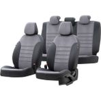 Otom Citroen Nemo 2008-2016 Özel Üretim London Design Füme - Siyah Oto Koltuk Kılıfı