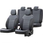 Otom Fiat Albea 2002-2012 Özel Üretim New York Design Füme - Siyah Oto Koltuk Kılıfı