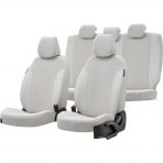 Otom Fiat Doblo 2001-2006 Özel Üretim Tokyo Design Tay Tüyü Fildişi Oto Koltuk Kılıfı