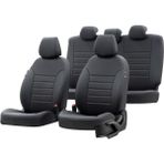 Otom Fiat Doblo 2006-2013 Özel Üretim New York Design Siyah Oto Koltuk Kılıfı